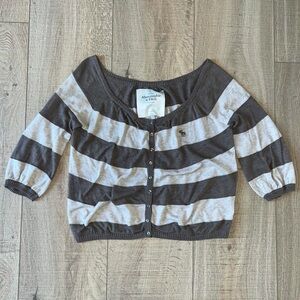 Vintage Abercrombie Striped Top Size Large